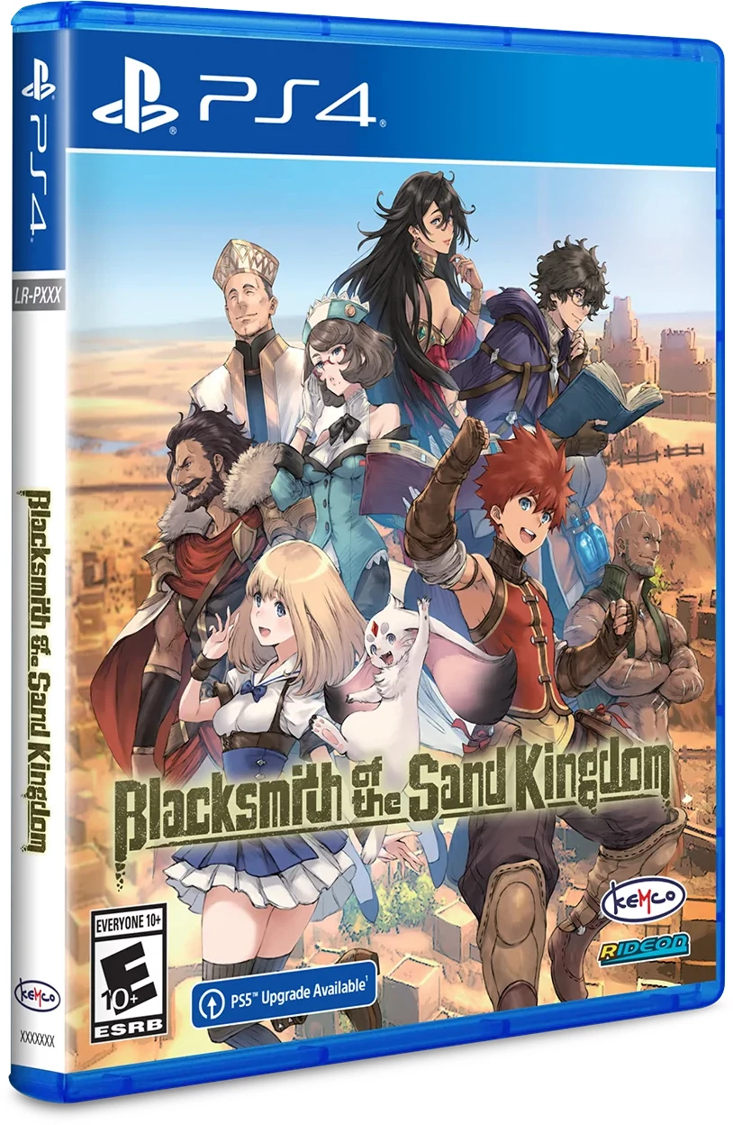 Blacksmith of the Sand Kingdom (Limited Run) (PS4), Kemco, Ridecon