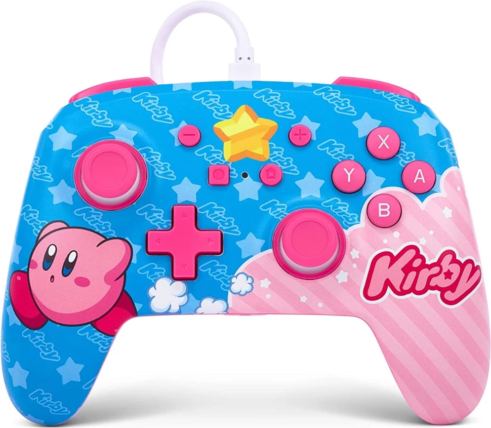 Nintendo Switch Enhanced Controller Wired (Kirby) - PowerA (Switch), PowerA