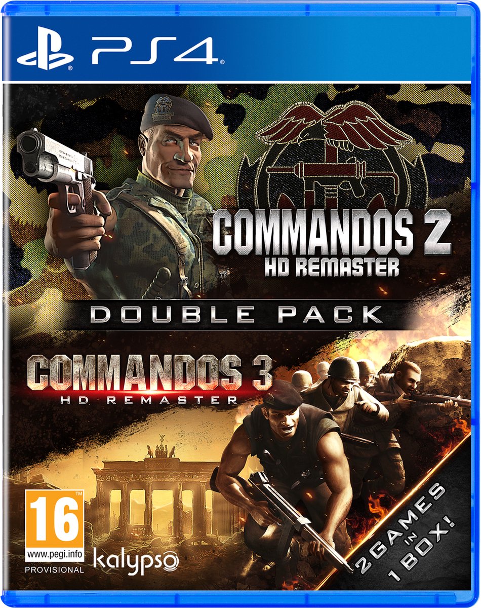 Commandos 2 & 3 - HD Remaster Double Pack (PS4), Pyro Studios