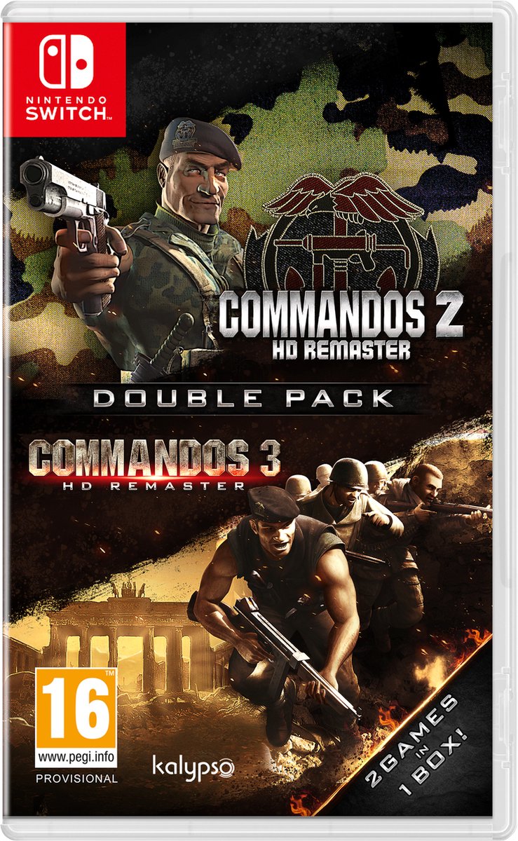 Commandos 2 & 3 - HD Remaster Double Pack (Switch), Pyro Studios