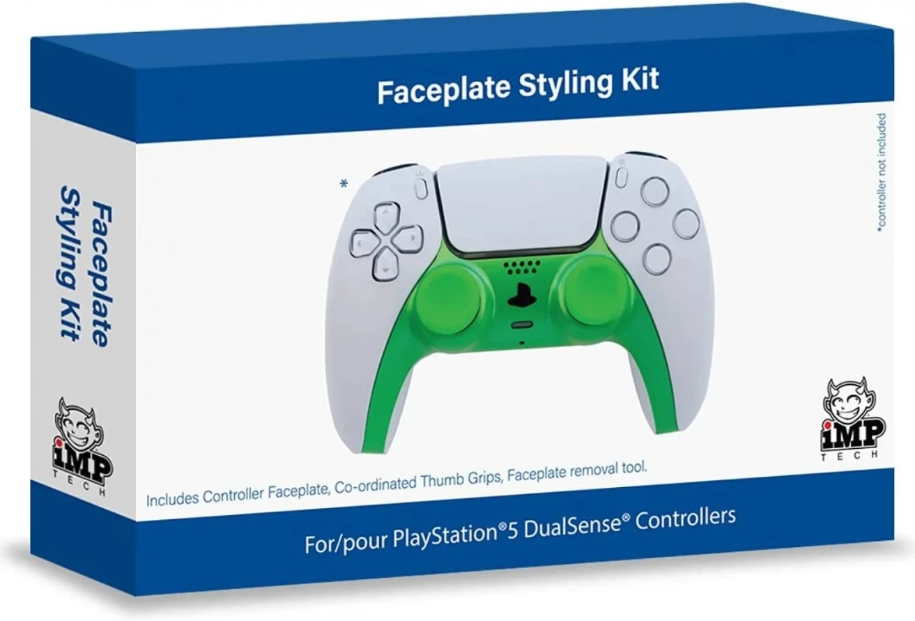 PlayStation 5 DualSense Faceplate Styling Kit (Groen) (PS5), Imp Tech