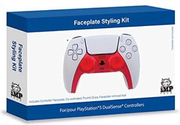 PlayStation 5 DualSense Faceplate Styling Kit (Rood) (PS5), Imp Tech