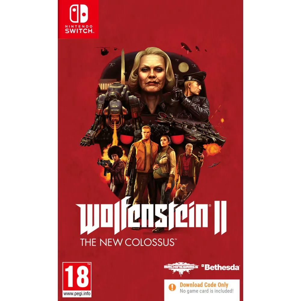 Wolfenstein II: The New Colossus (Code in a Box) (Switch), Bethesda