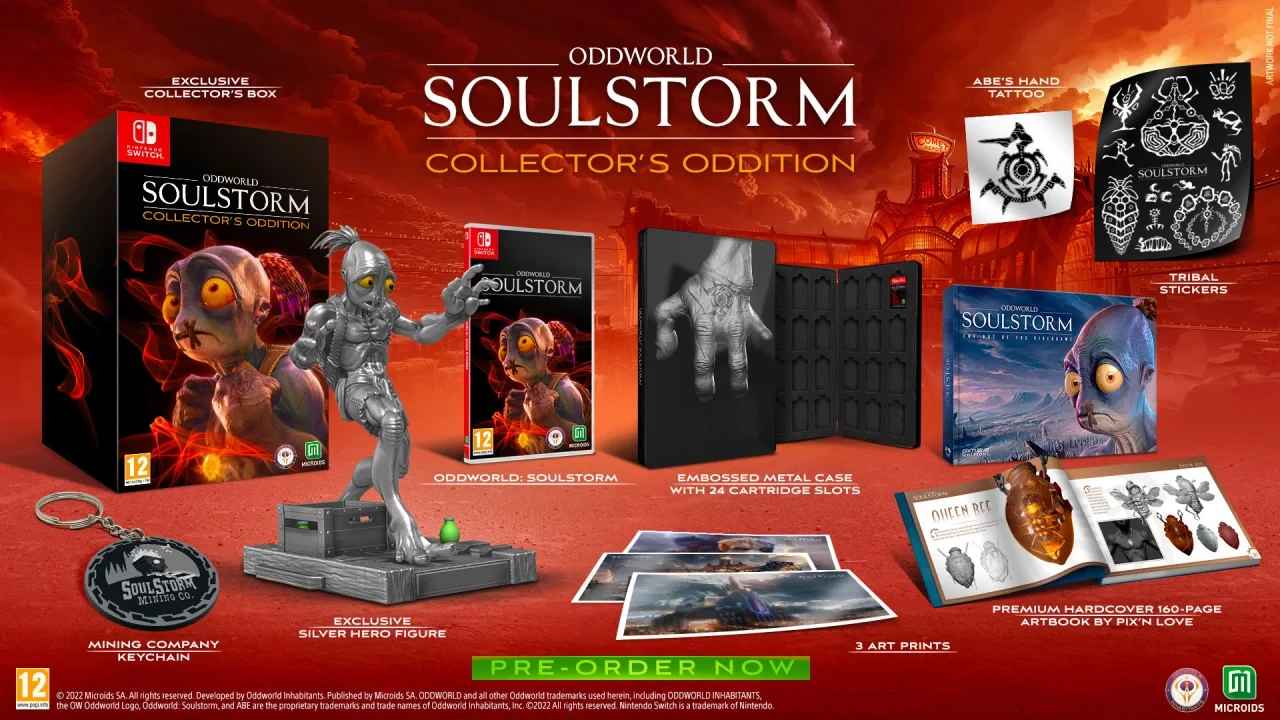 Oddworld: Soulstorm - Collector's Oddition (Switch), Oddworld Inhabitants 
