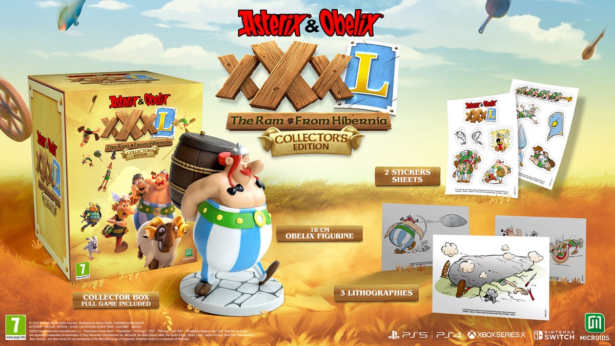 Asterix & Obelix XXXL: The Ram From Hibernia - Collector's Edition (PS4), Microids