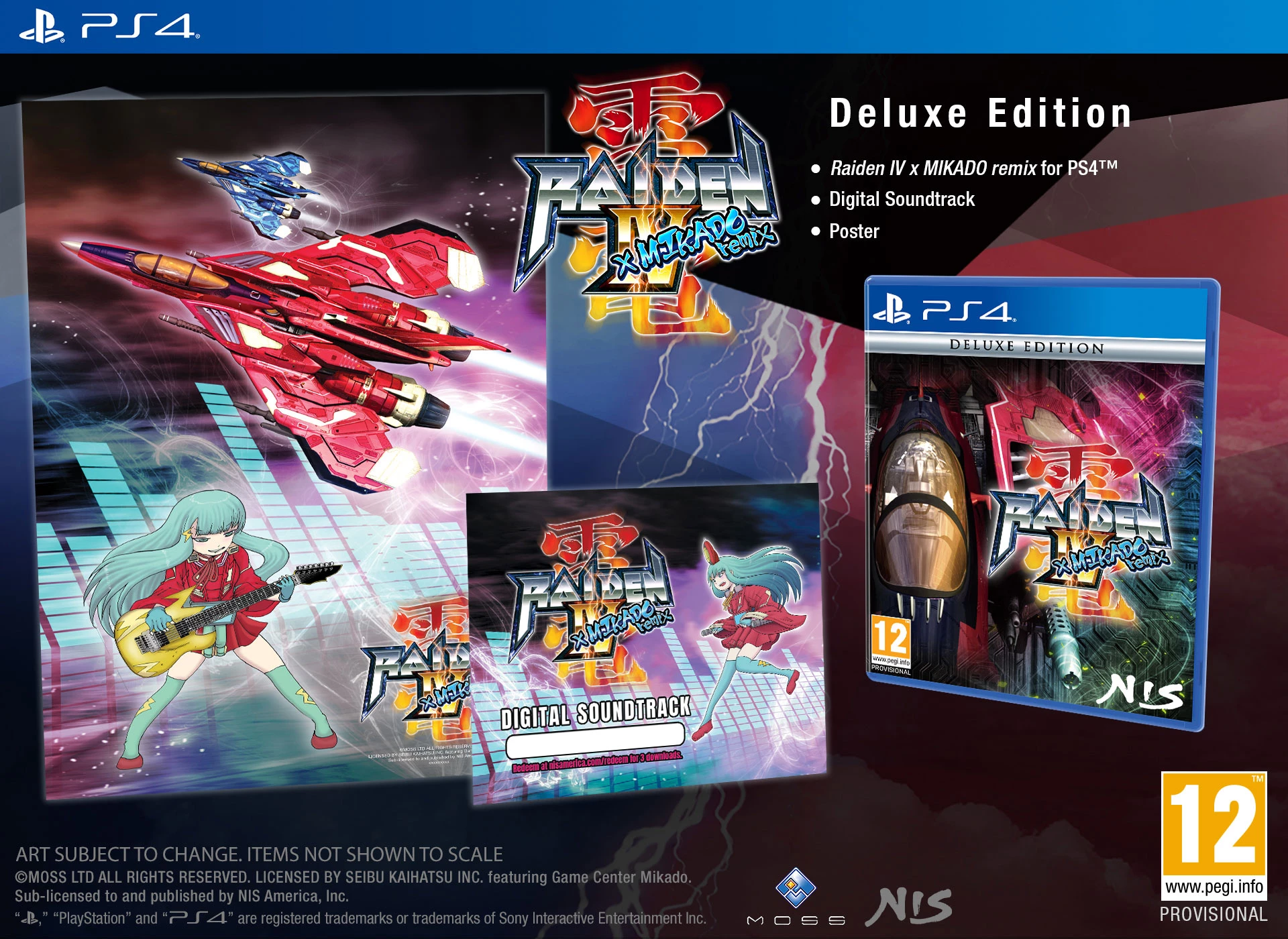 Raiden IV x MIKADO Remix - Deluxe Edition (PS4), NIS America