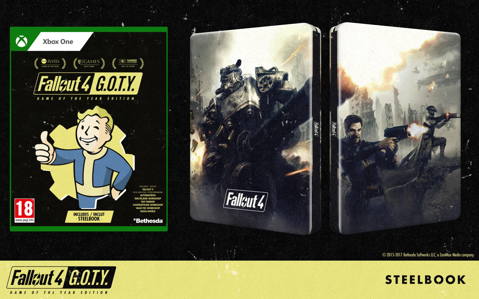 Fallout 4 GOTY - 25th Anniversary Steelbook Edition (Xbox One), Bethesda 