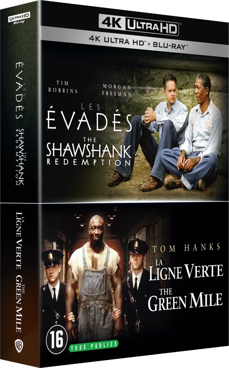 Green Mile + Shawshank Redemption (4K Ultra HD) (Blu-ray), Frank Darabont