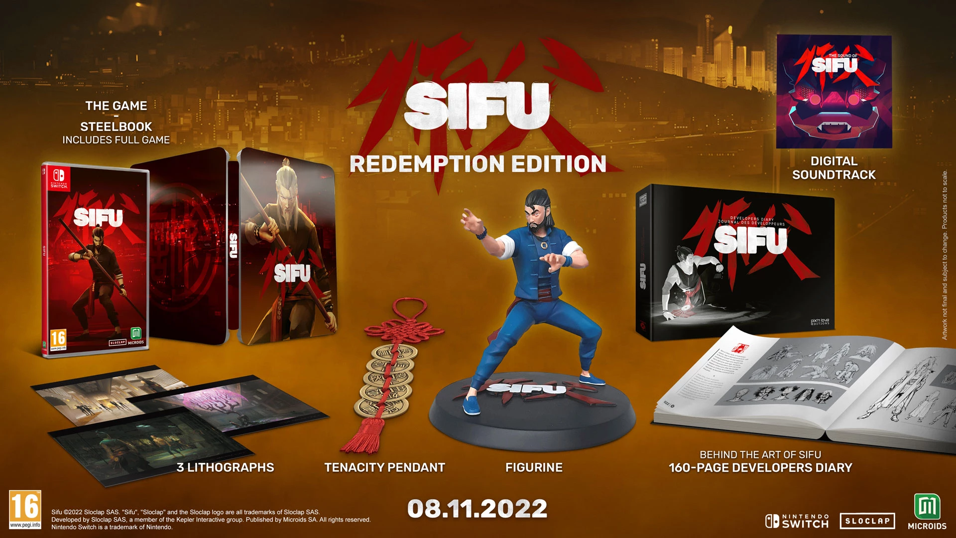 Sifu - Redemption Edition (Switch), Sloclap