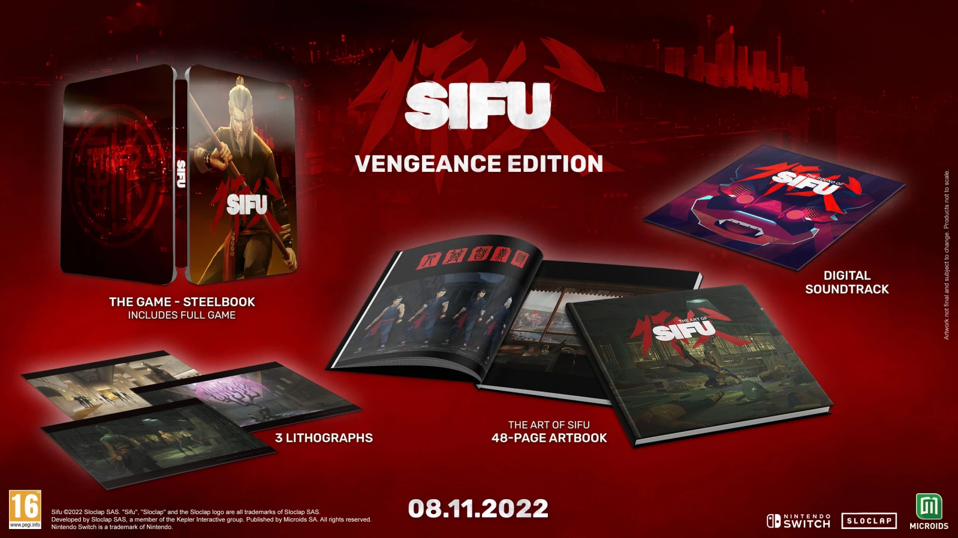 Sifu - Vengeance Edition (Switch), Sloclap