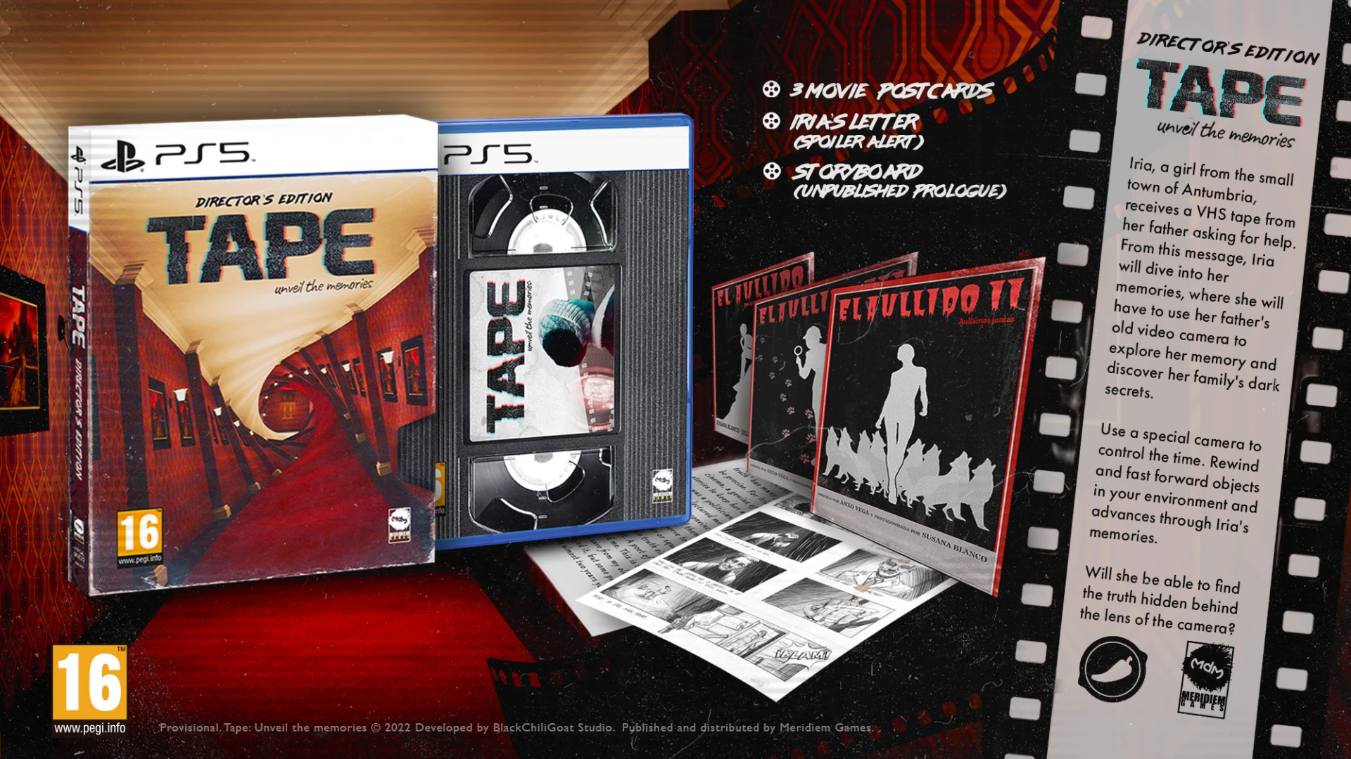Tape: Unveil the Memories - Director's Edition (PS5), Meridiem Games