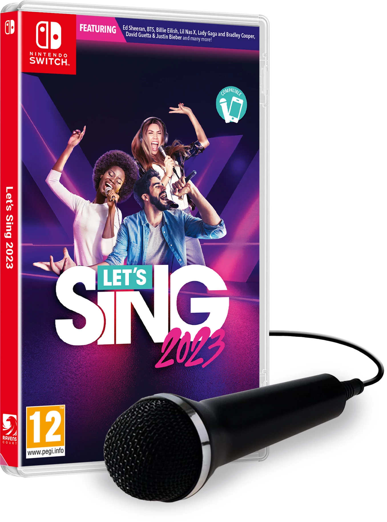 Let's Sing 2023 + 1 Microfoon (Switch), Plaion