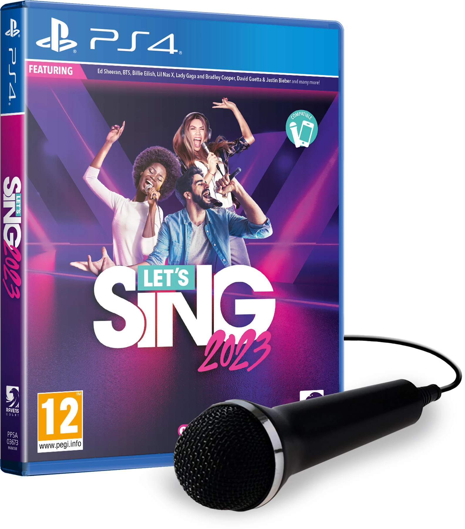 Let's Sing 2023 + 1 Microfoon (PS4), Plaion
