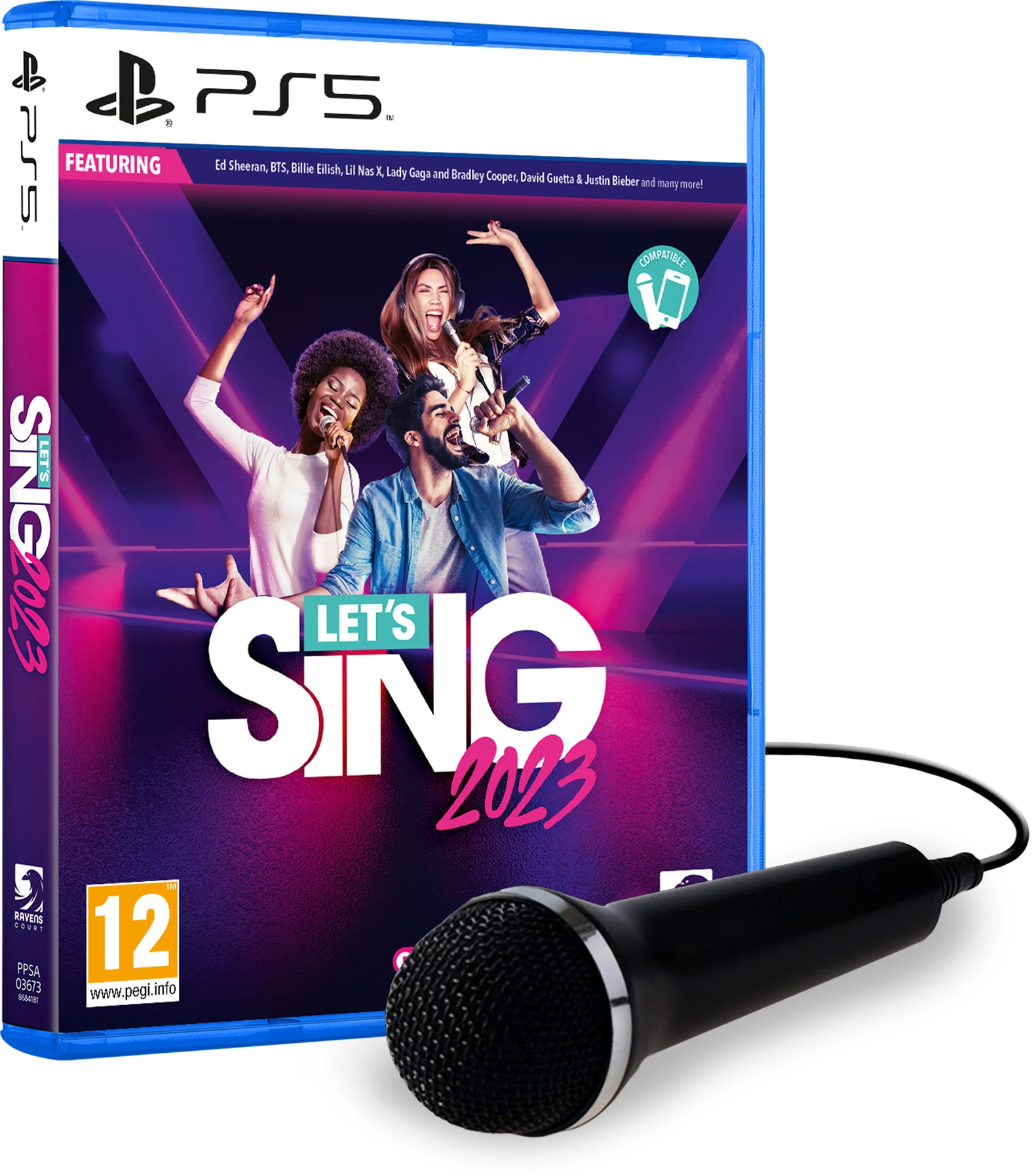 Let's Sing 2023 + 1 Microfoon (PS5), Plaion