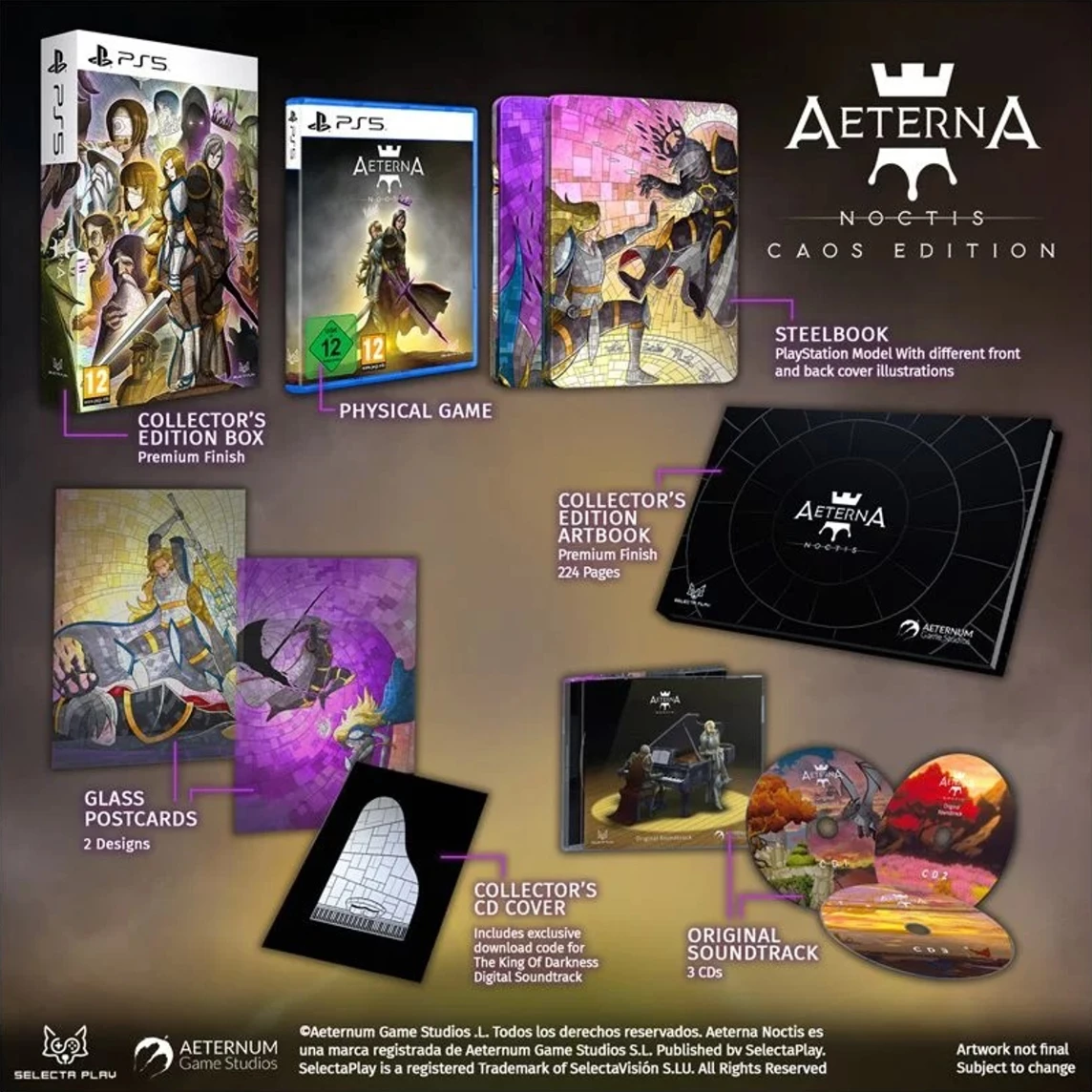 Aeterna Noctis - Caos Edition (PS5), Selecta Play 