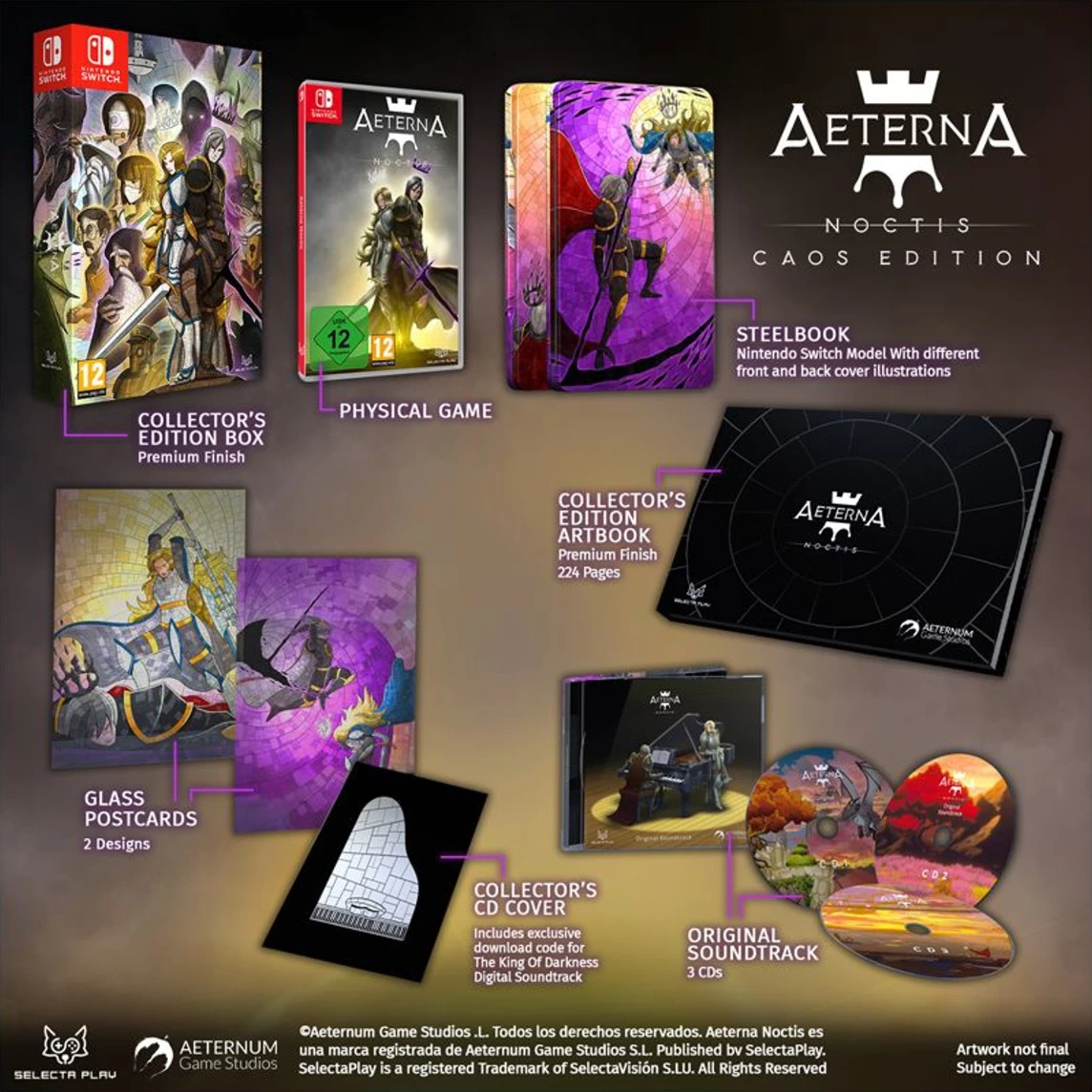 Aeterna Noctis - Caos Edition (Switch), Selecta Play 