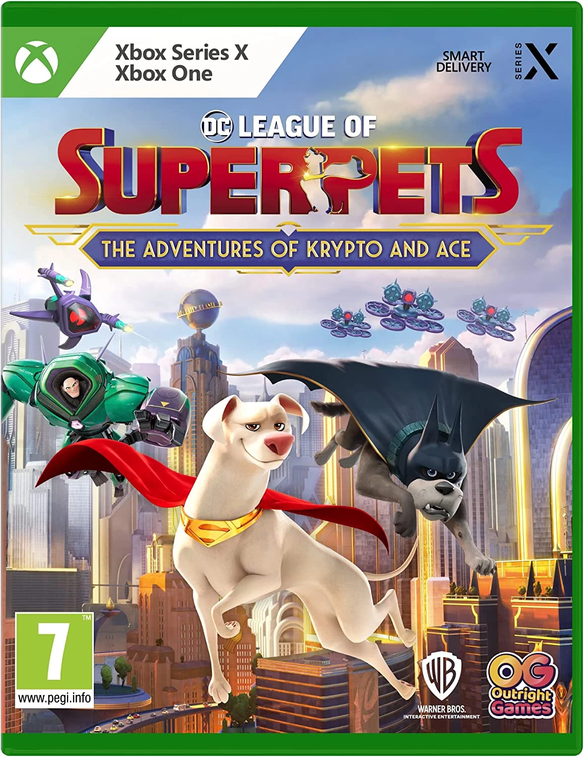 DC League of Super Pets: The Adventures of Krypto and Ace (Xbox One), Outright Games
