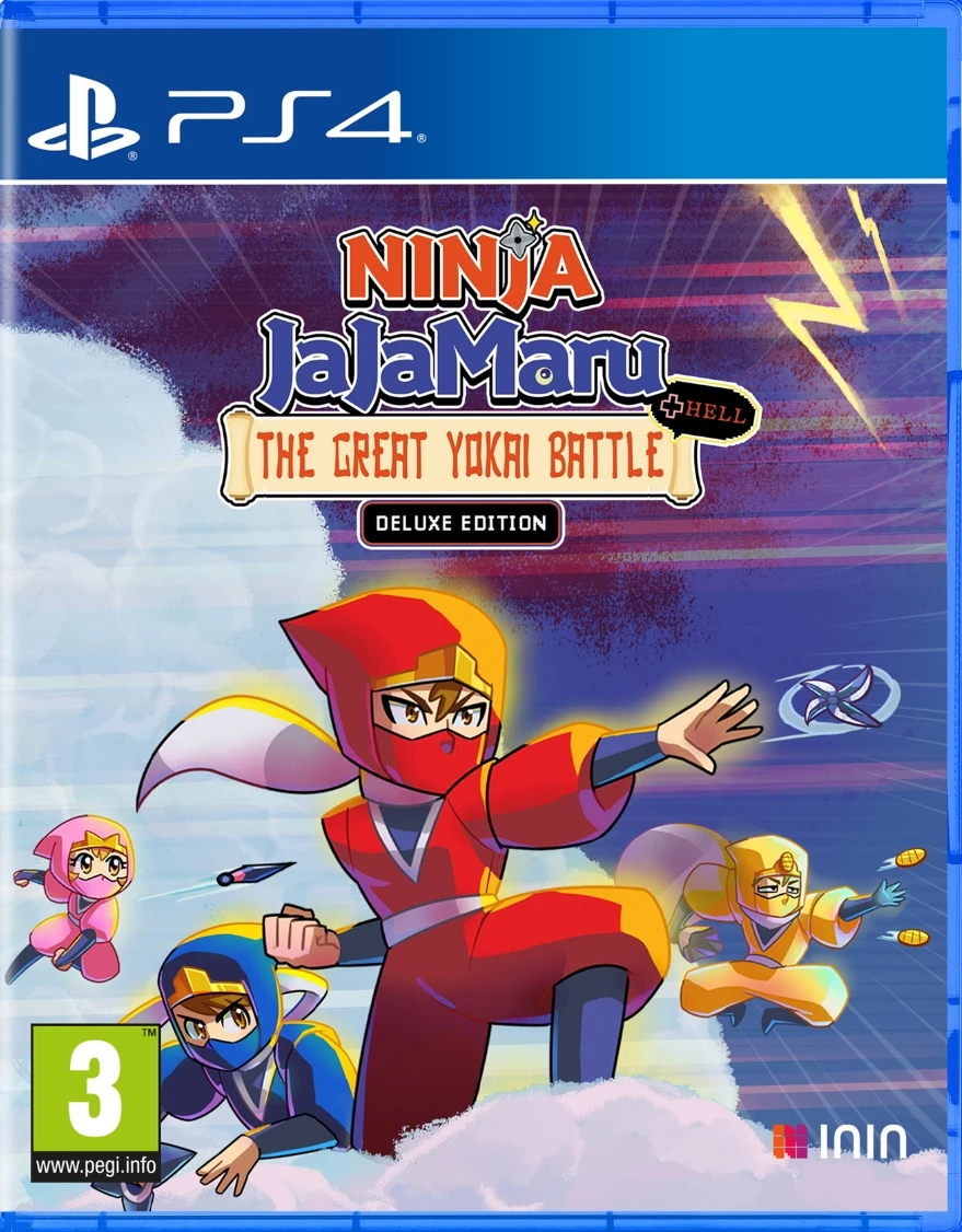 Ninja JaJaMaru: The Great Yokai Battle +Hell - Deluxe Edition (PS4), ININ Games