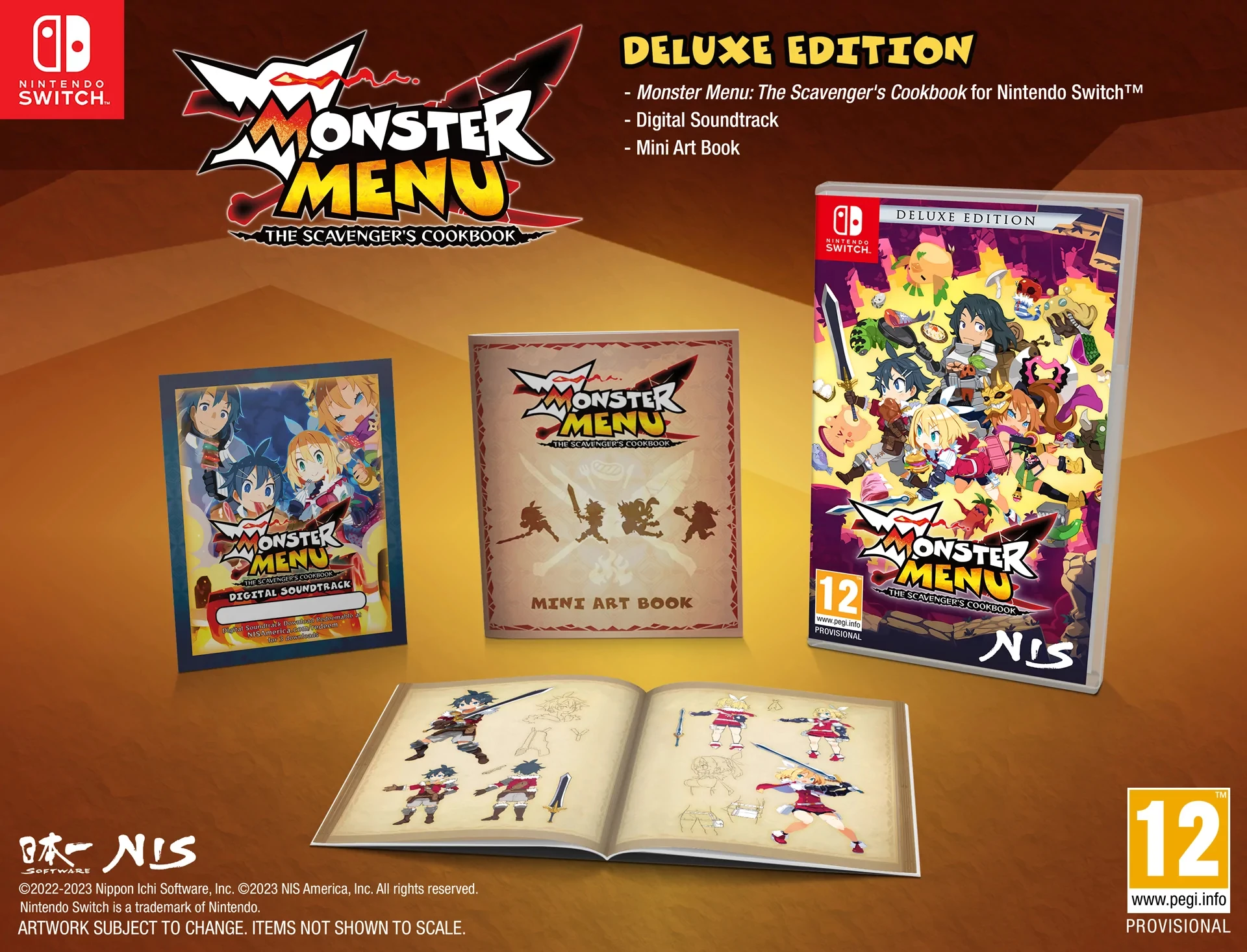 Monster Menu: The Scavenger’s Cookbook - Deluxe Edition (Switch), NIS America