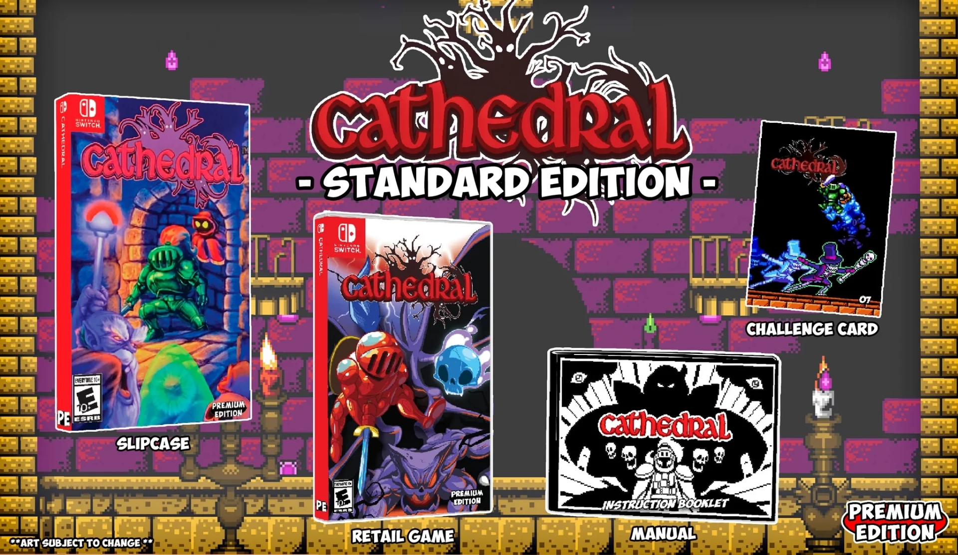 Cathedral - Premium Edition (USA Import) (Switch), Premium Edition Games
