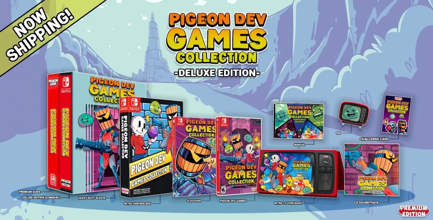 Pigeon Dev Games Collection - Deluxe Edition (USA Import) (Switch), Premium Edition Games