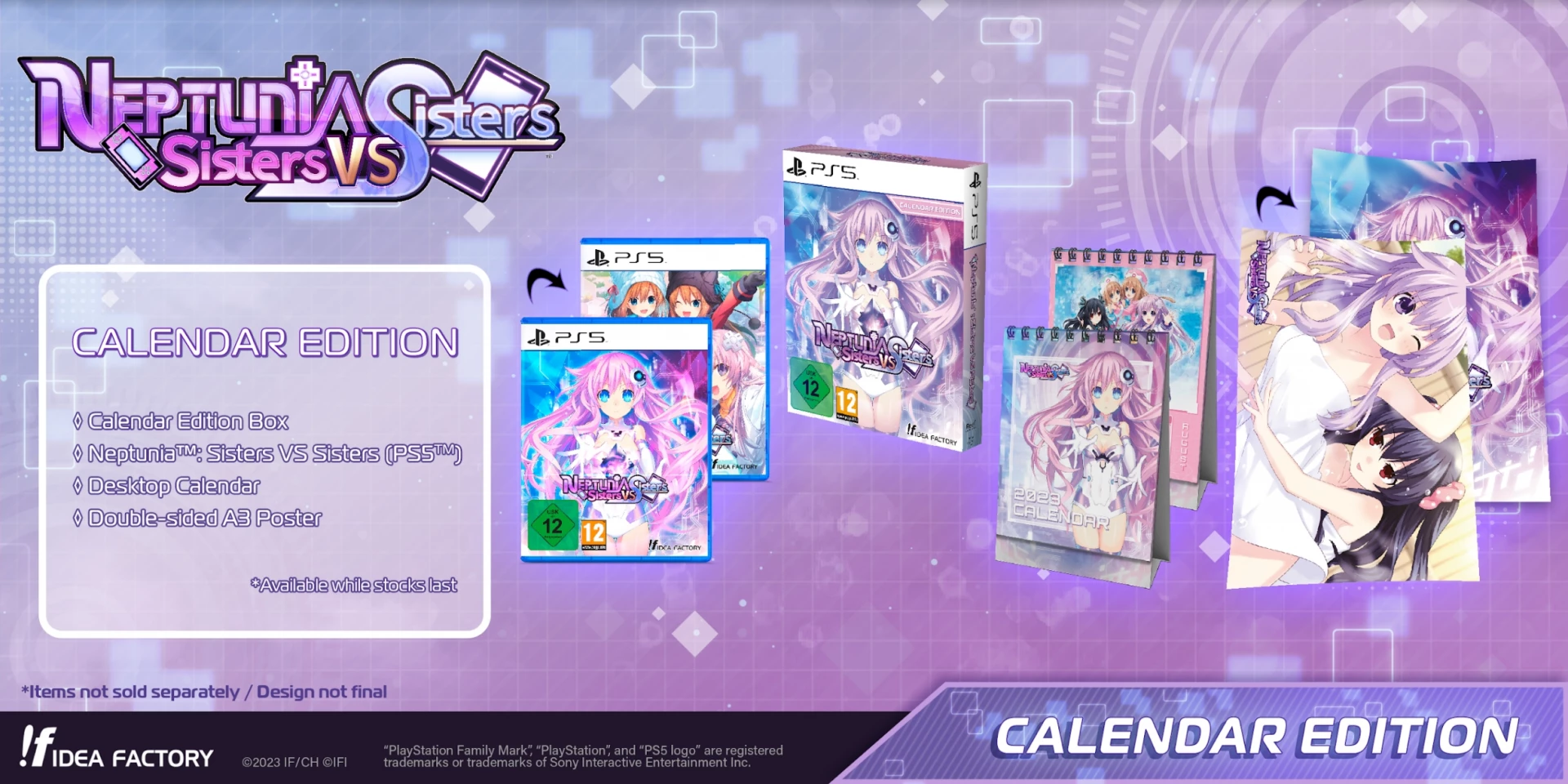 Neptunia: Sisters VS Sisters - Calendar Edition (PS5), Idea Factory