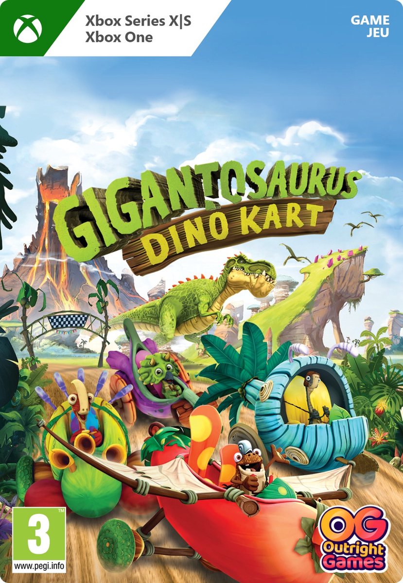 Gigantosaurus: Dino Kart (Xbox Download) (Xbox Series X), Outright Games