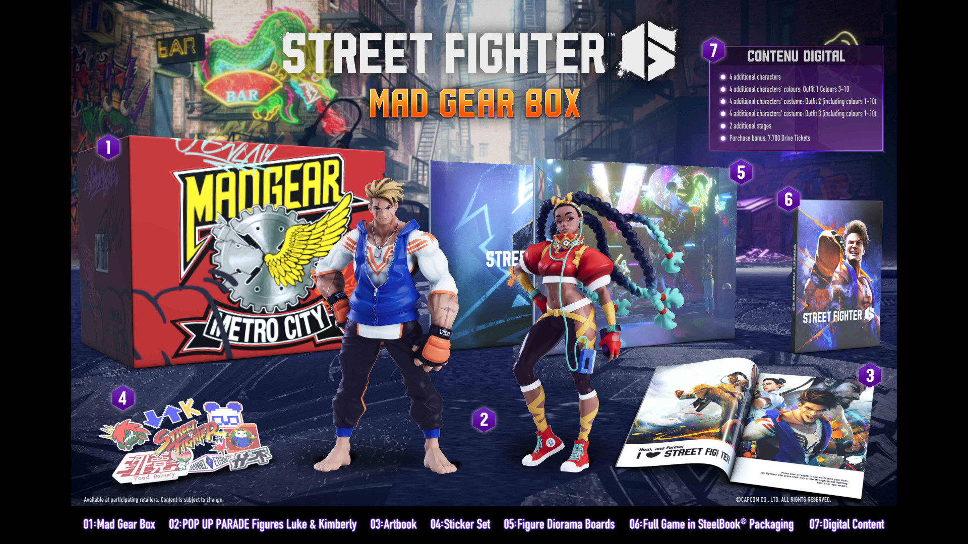 Street Fighter 6 - Mad Gear Box Collector's Edition (PS4), Capcom