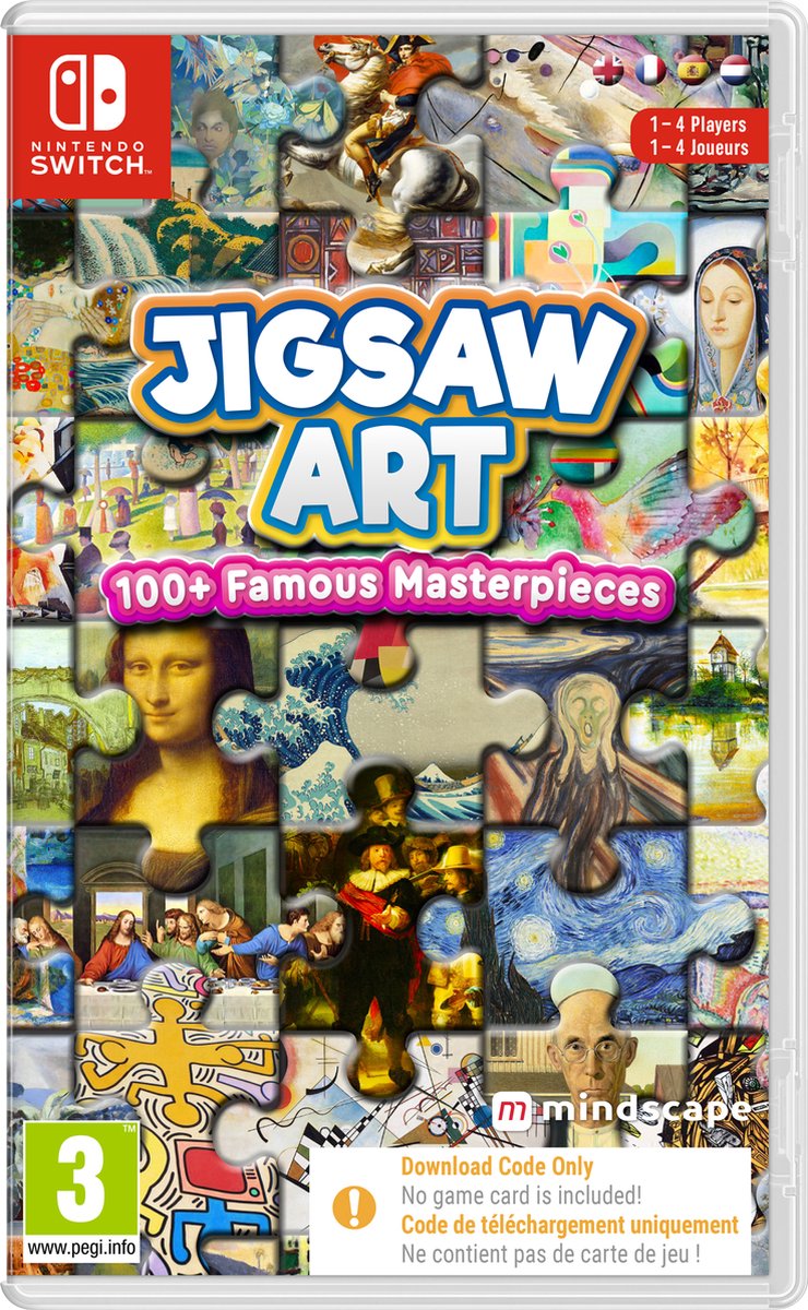 Jigsaw Art: 100+ Famous Masterpieces (Code in a Box)