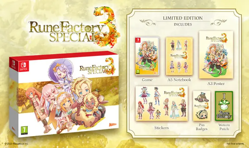 Rune Factory 3: Special - Limited Edition