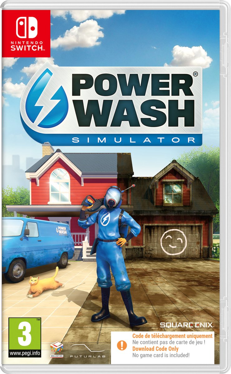 Power Wash Simulator (Code in a Box) (Switch), Square Enix