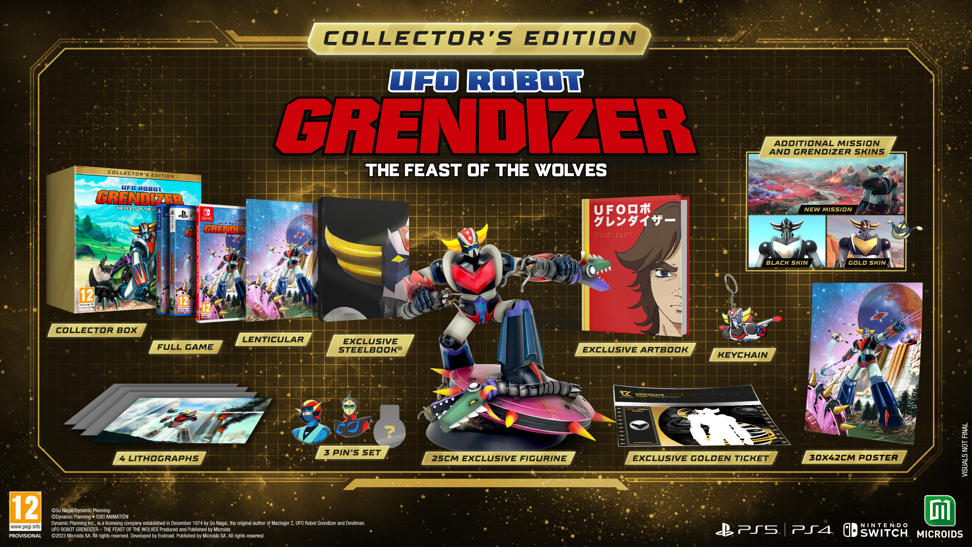 UFO Robot Grendizer: The Feast of the Wolves - Collector's Edition (PS4), Microids