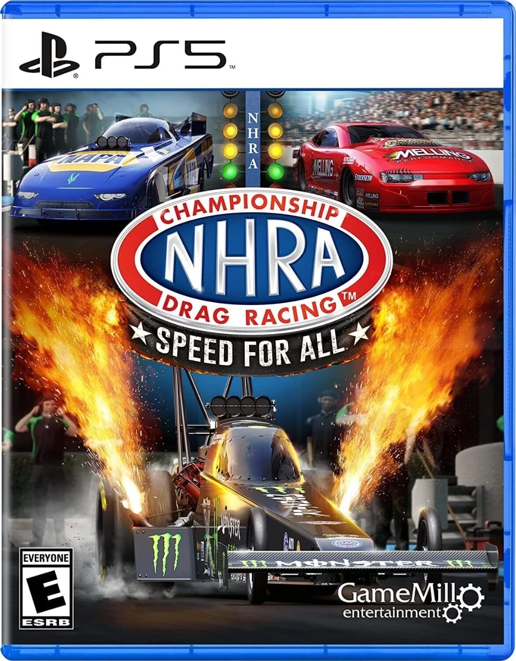 NHRA Championship Drag Racing: Speed For All (USA Import) (PS5), GameMill Entertainment