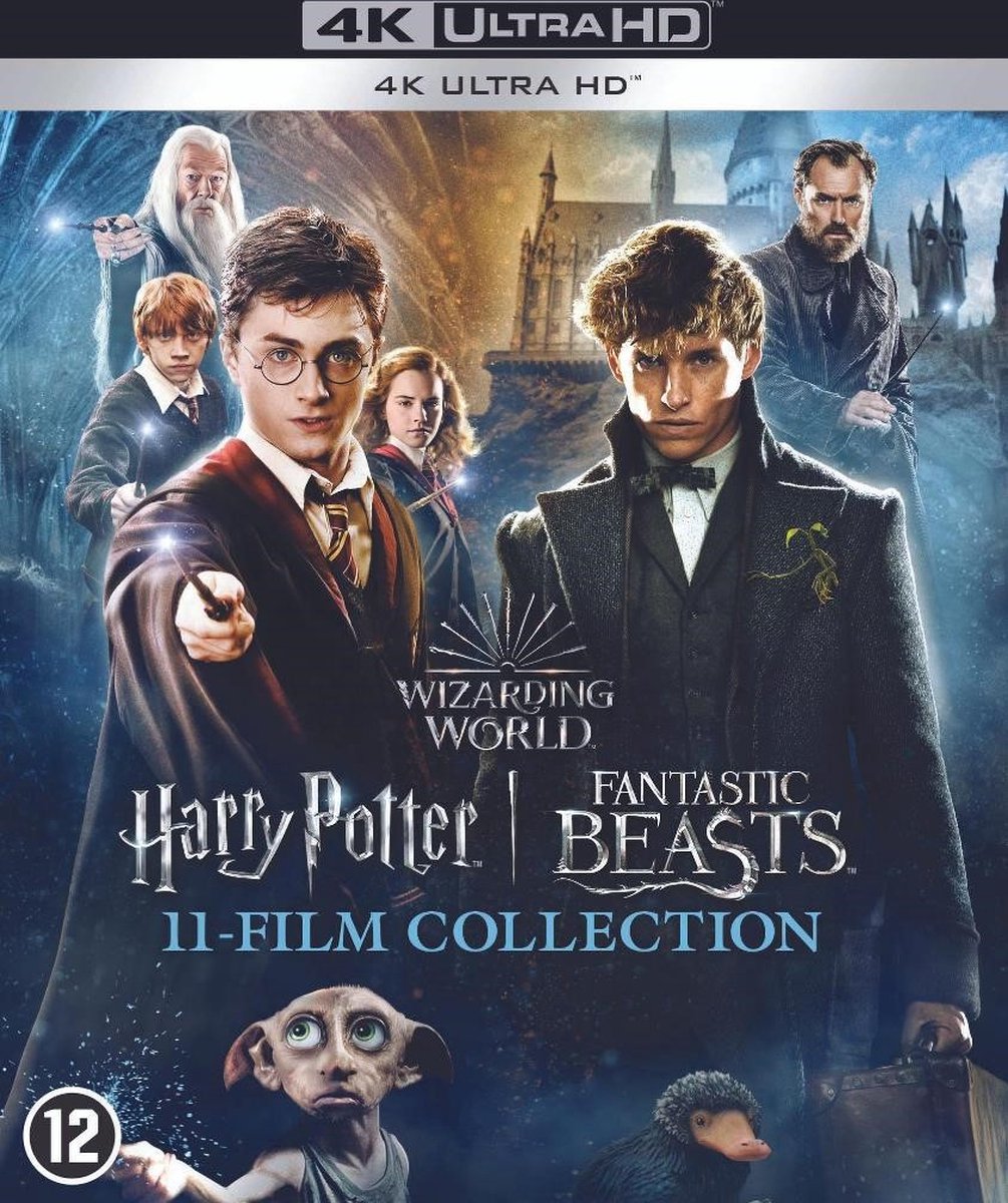 Harry Potter - 1 - 7.2 Collection + Fantastic Beasts 1 - 3 (4K Ultra HD Blu-ray) (Blu-ray), Chris Columbus, Alfonso Cuarón, David Yates, Mike 