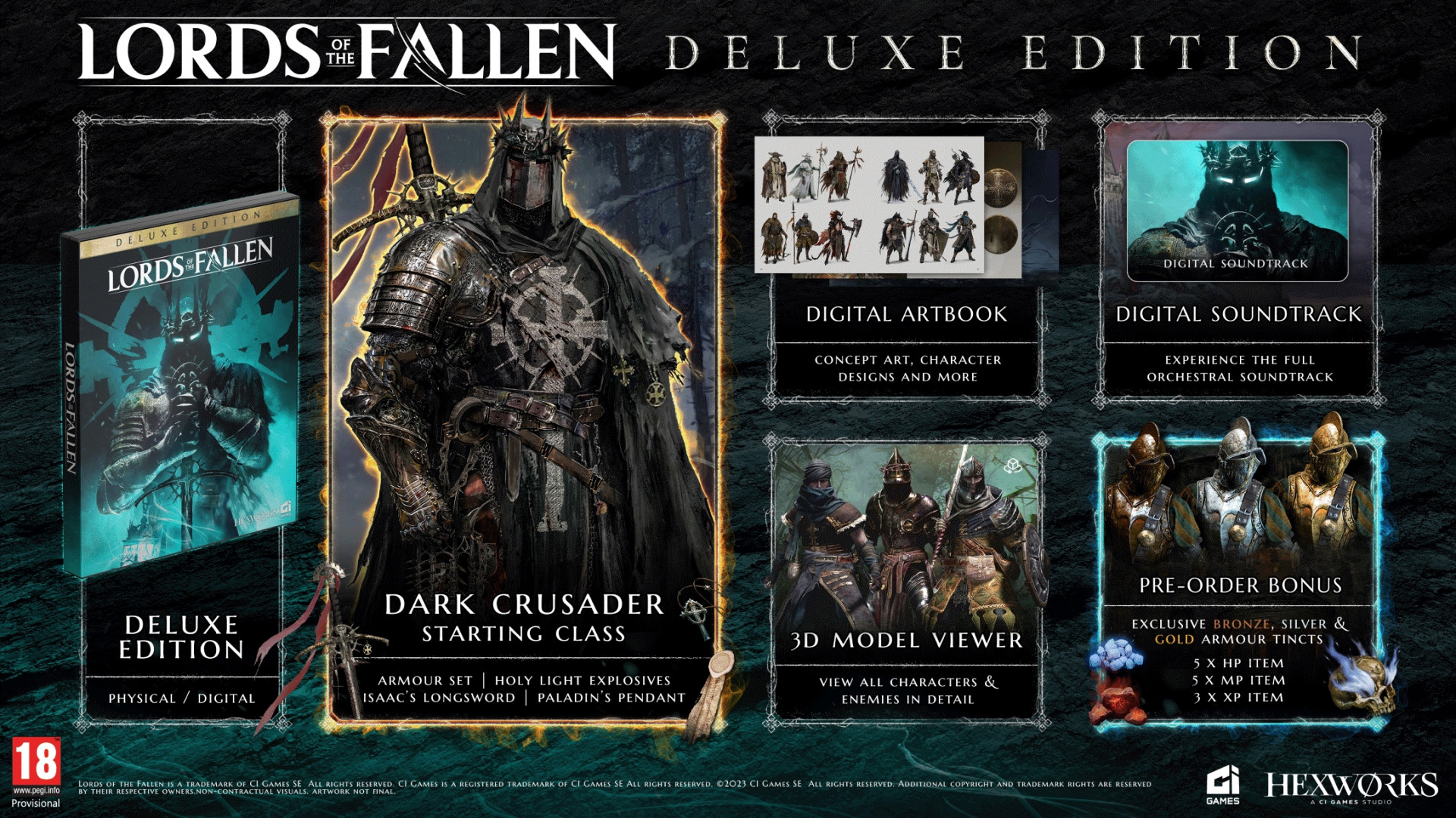 Lords of the Fallen - Deluxe Edition (PS5), Hexworks, Ci Games