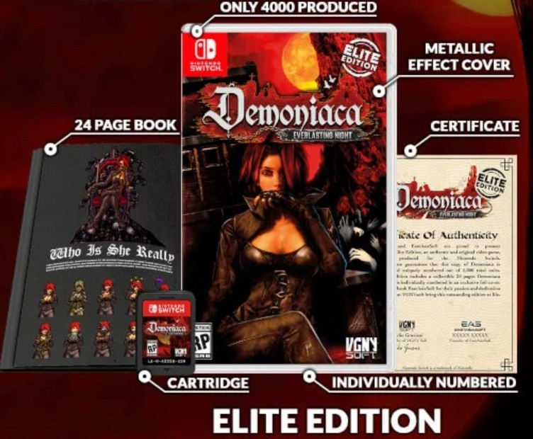 Demoniaca: Everlasting Night - Elite Edition (USA Import) (Switch), EastAsiaSoft