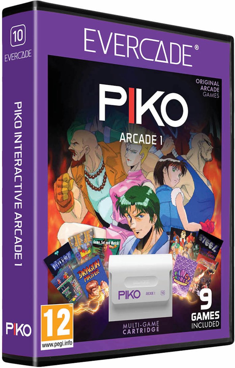 Evercade - Piko Arcade - cartridge 1 (9 games) (hardware), Evercade