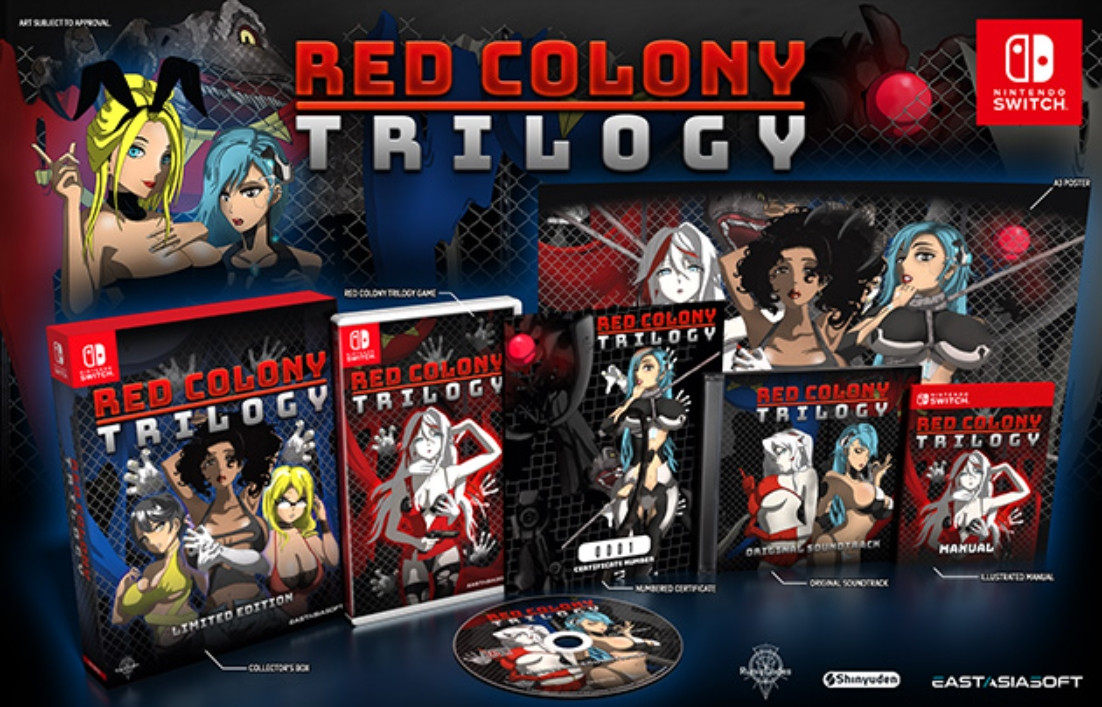 Red Colony Trilogy - Limited Edition (Asia Import) (Switch), EastAsiaSoft