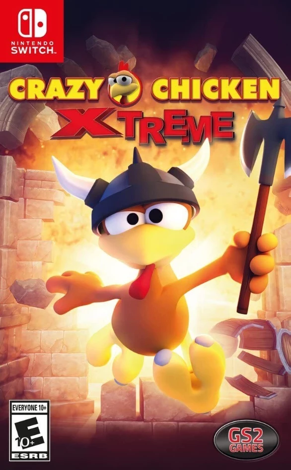 Crazy Chicken Xtreme (USA Import) (Switch), GS2 Games