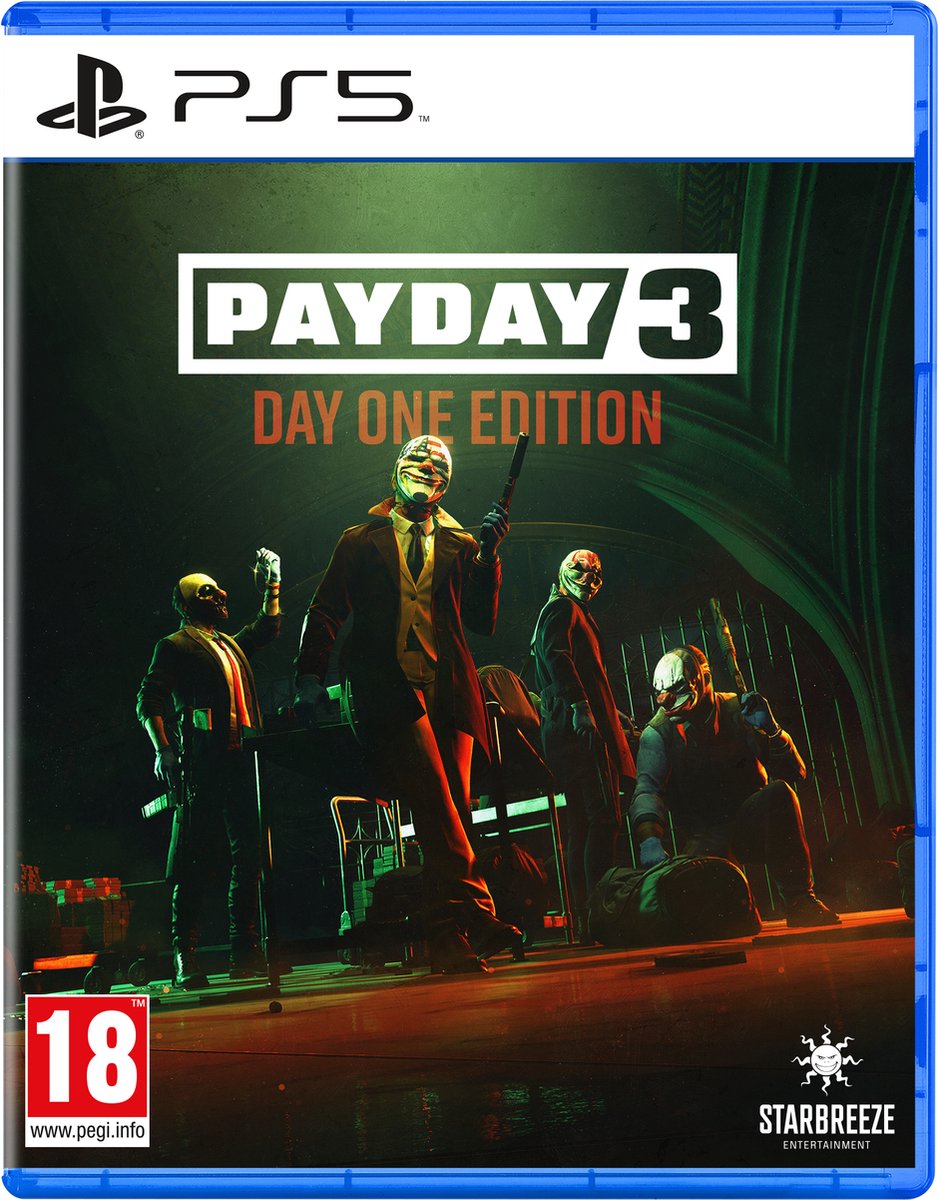 Payday 3 - Day One Edition (PS5), Starbreeze Entertainment, Deep Silver
