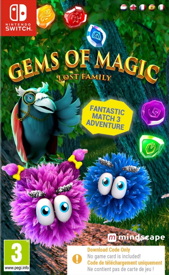 Gems of Magic: Lost Family (Code in a Box) (Switch), Mindscape
