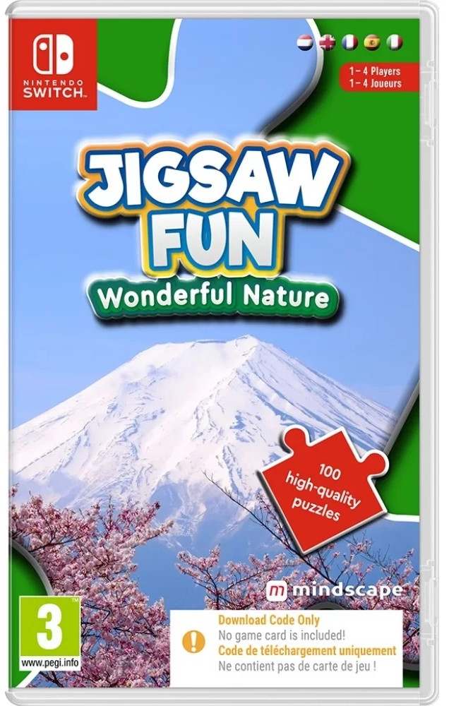 Jigsaw Fun: Wonderful Nature (Code in a Box) (Switch), Mindscape