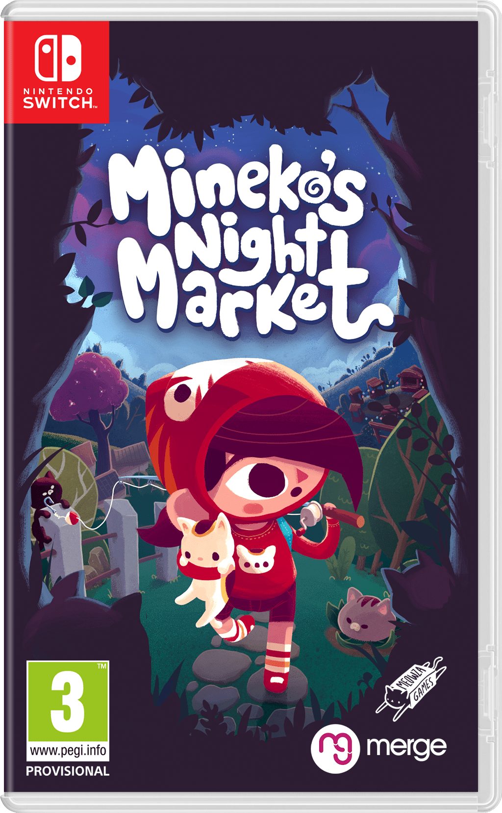 Mineko's Night Market (Switch), Meowza Games, Merge Games