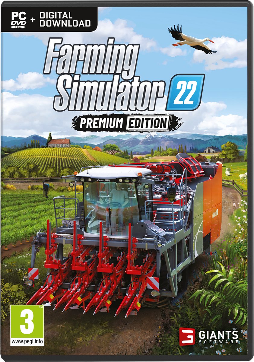 Farming Simulator 22 - Premium Edition (Code in a Box) (PC), Giants Software