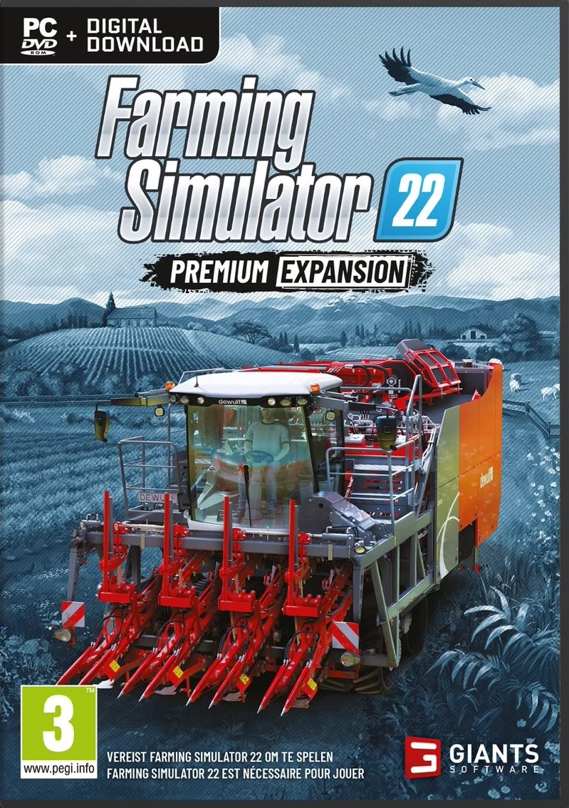 Farming Simulator 22 - Premium Edition Expansion Pack (Code in a Box) (PC), Giants Software