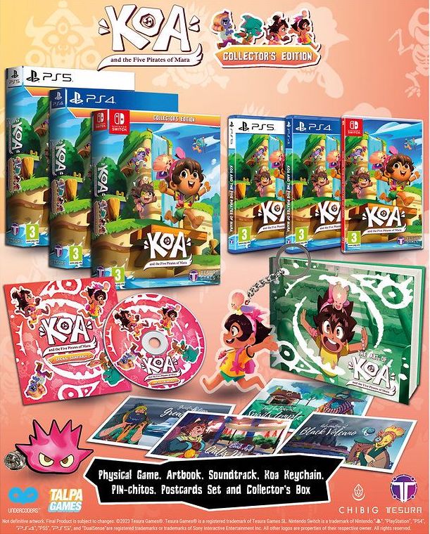 Koa and the Five Pirates of Mara - Collector's Edition (Switch), Pikii, Tesura Games