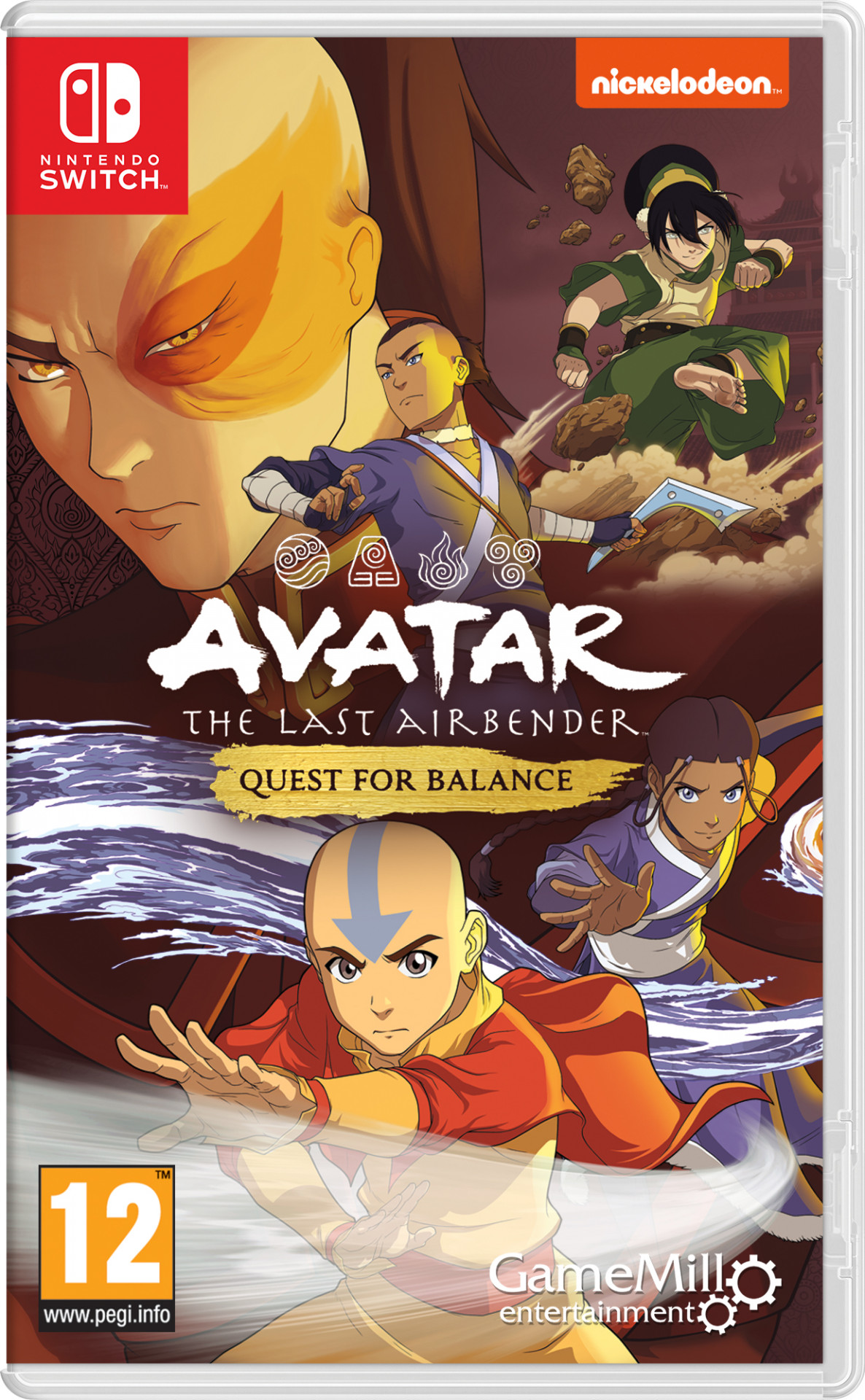 Avatar The Last Airbender: Quest for Balance (Switch), GameMill Entertainment