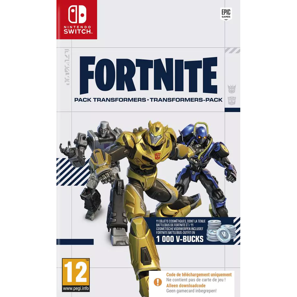 Fortnite - Transformers Pack (Code in Box) (Switch), Epic Games