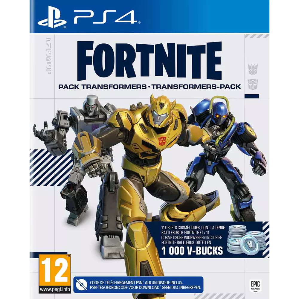 Fortnite - Transformers Pack (Code in Box) (PS4), Epic Games