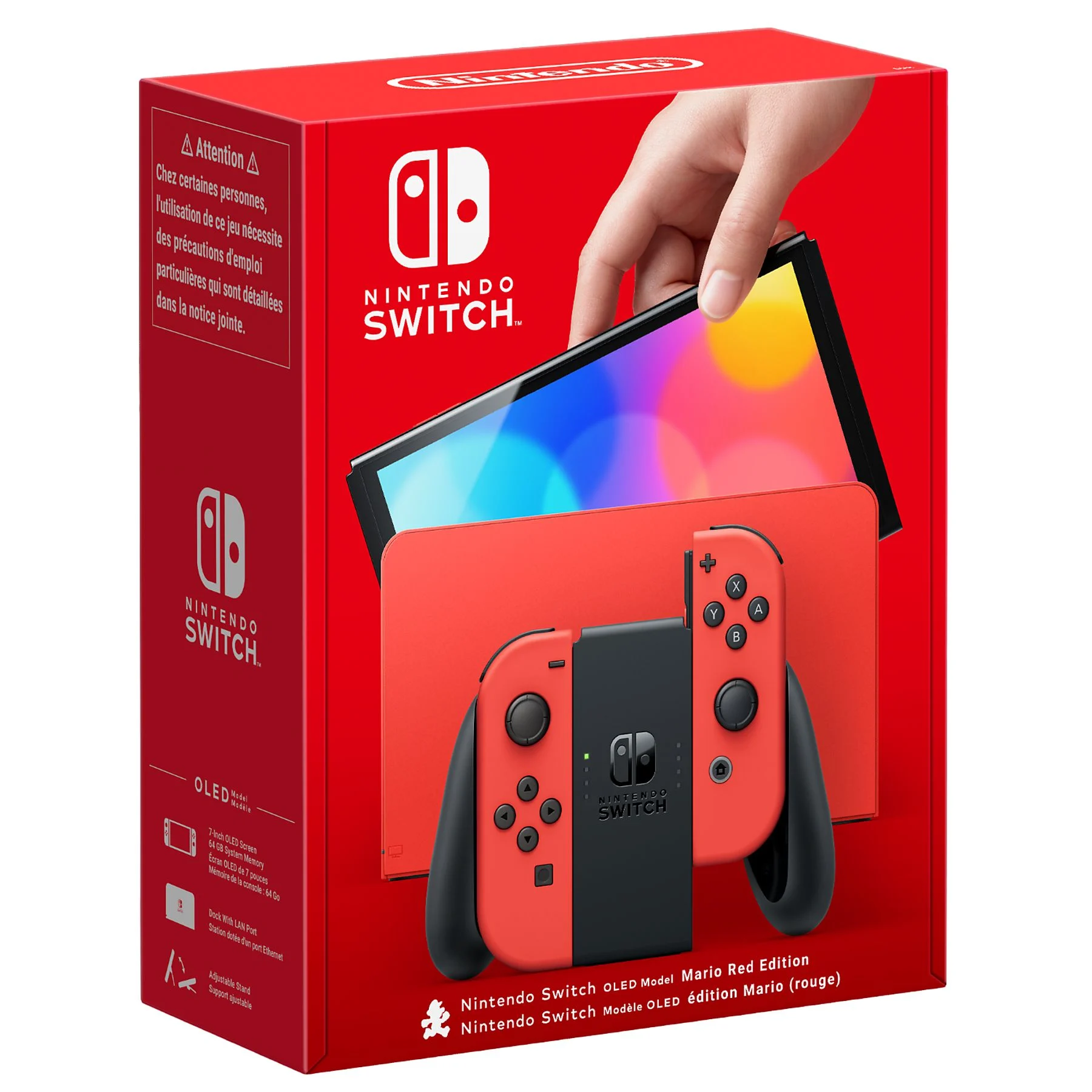 Nintendo Switch Console (OLED-Model) Mario Red Edition (Switch), Nintendo